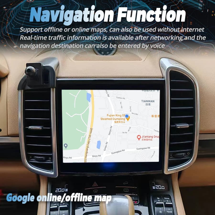 For Porsche Cayenne 2011-2017 PCM3.1 PCM4.0 Car Radio Multimedia Video Player GPS Navigation Auto Stereo Carplay 8.4inch Android