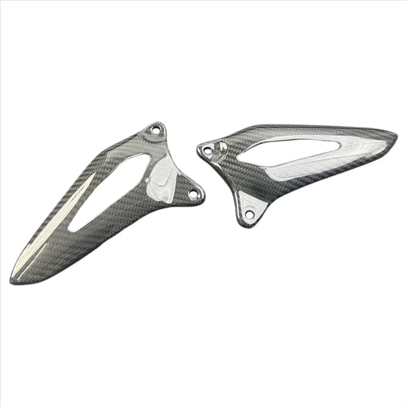 Accessori per moto insoliti in fibra di carbonio Piastre per tallone Protezioni Pedane per Speed Triple 1200RS 1200RR 2021-2024