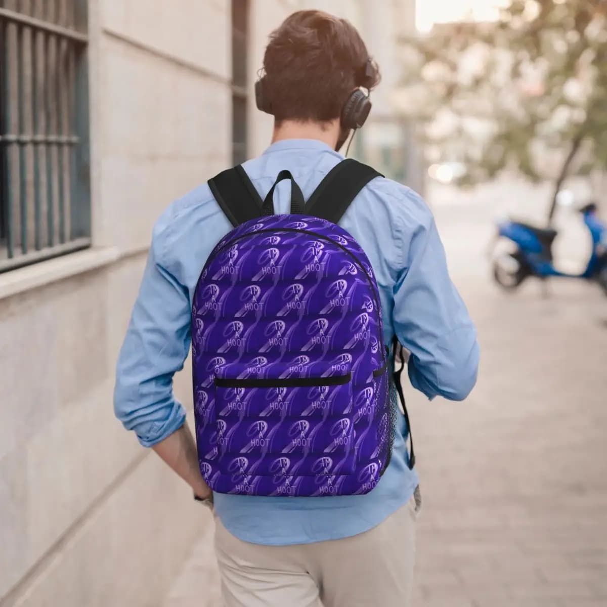 Helluva Boss Stolas's I'm A Hoot Mug Zaino per ragazzi e ragazze, borsa per libri, borsa da scuola per bambini, borse a tracolla per computer per uomini e donne