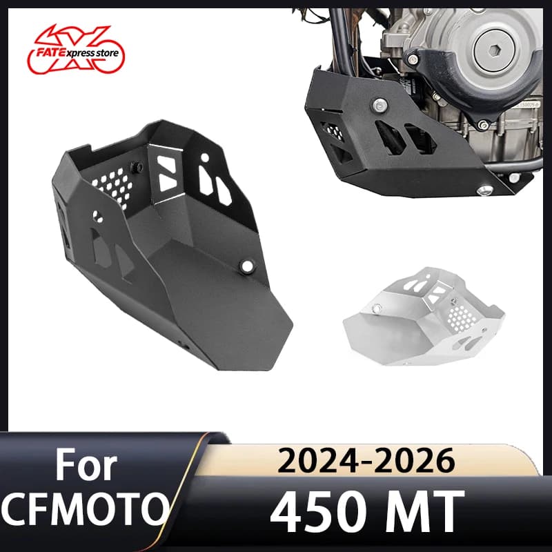 For CFMOTO cf 450 mt 450MT 2024 2025 2026 Engine Skid Plate Motorcycle Bottom Belly Pan Cover Bellypan Guard Bash Frame