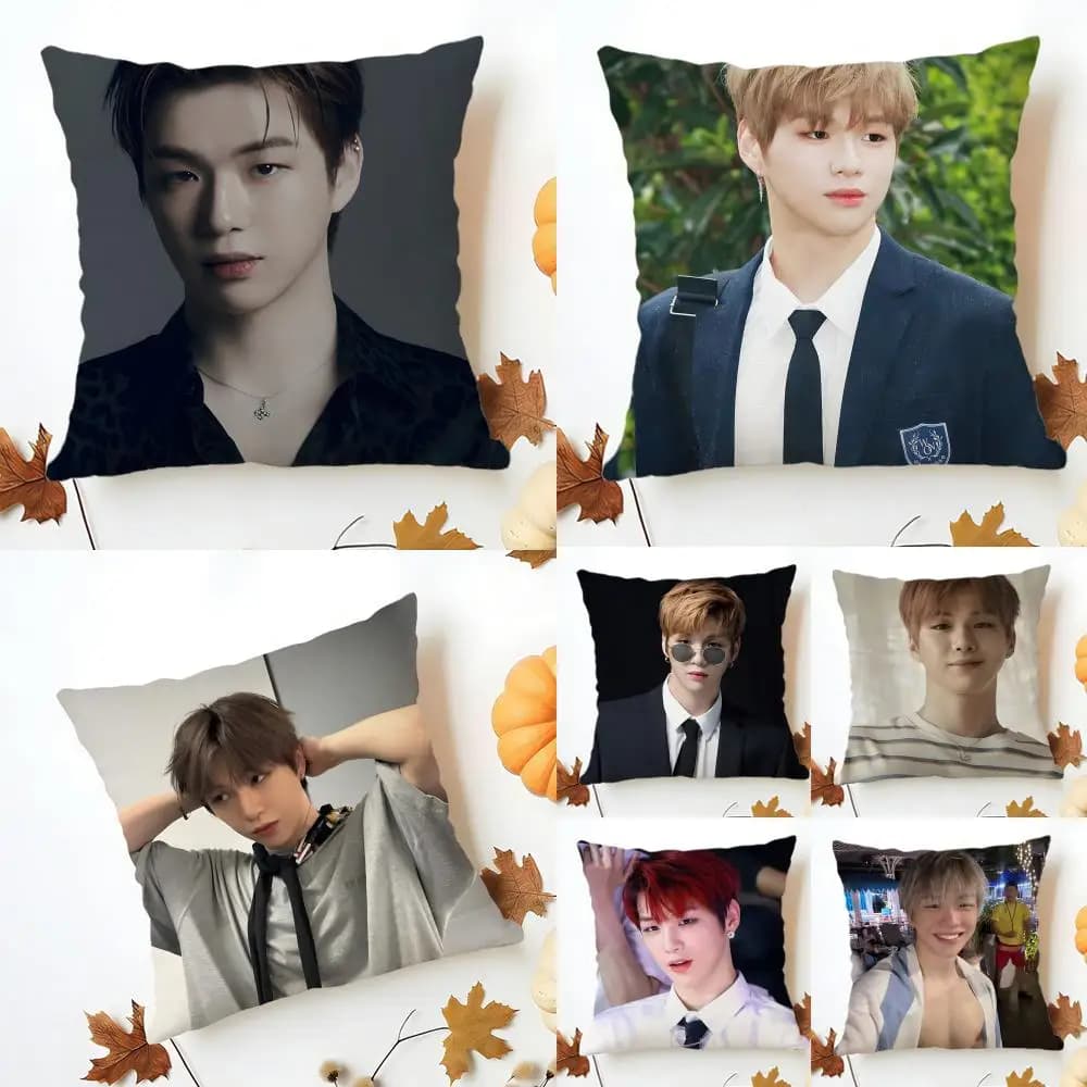 Idol Charming K-Kang Daniel Fodera per cuscino in lino lavabile, morbida, per divano letto, accogliente decorazione per la casa