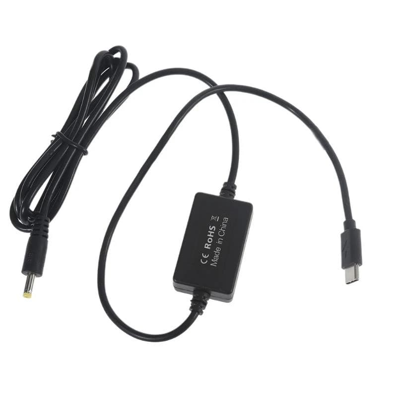Cavo alimentazione universale USB C tipo C da 9 V 12 V PD a 9 V 4,0 7 mm per convertitore potenza per qualsiasi o DSLR