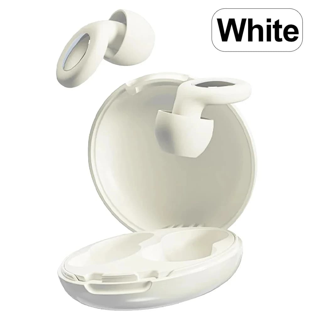Comfort Silicone Noise Cancelling Earbuds Reusable Noise Reduction Ear Plugs for Light Sleepers Students Travelers Enjoy Quiet
