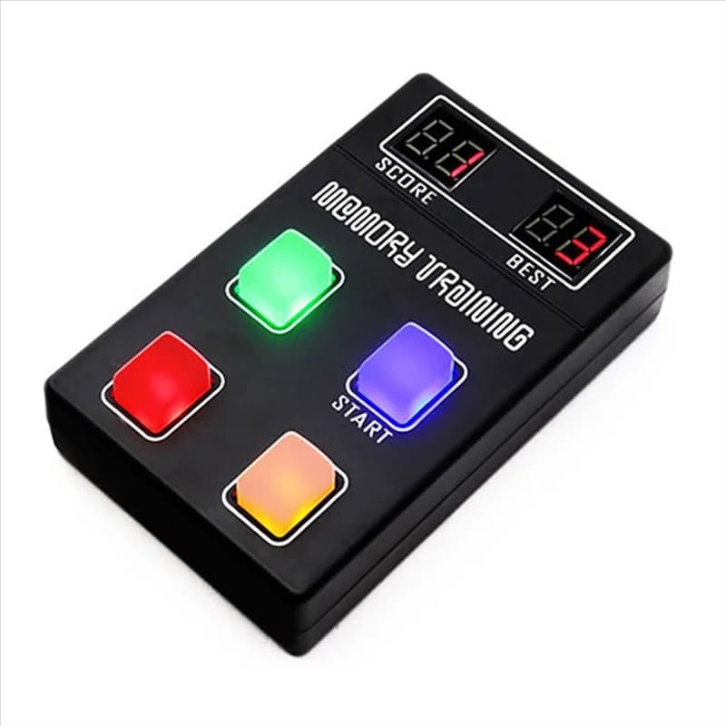 Precise DC 9V Memory Training Game Machine Making Kit Funny LED Electronic Kit Memory Training DIY Kit Puzzle Game Kit Gift