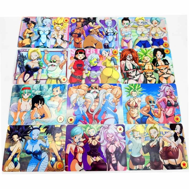 39 pz/set GT Sexy Bulma Android 18 Super Saiyan Heroes Battle Card Ultra Instinct Goku Vegeta Gioco di Carte Da Collezione