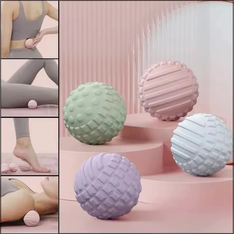 4 cm foot massage ball Muscle relaxation Type for neck Backpack Yoga Fitness Foam Roller, Meridian therapy