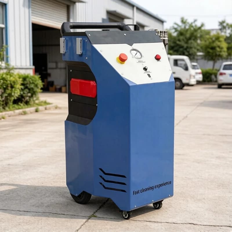 Portable Dry Ice Blasting Machine High Power Dry Ice Cleaner for for Mold Cars Engine Food Factory Printing Machine Cleaning