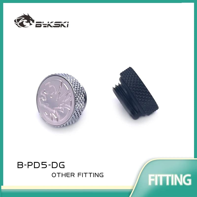 Bykski B-PD5-DG Plug G1/4'' Thread Water Cooler System Metal Sealing Connector Brass Lock End Plug PC Accessories Fitting