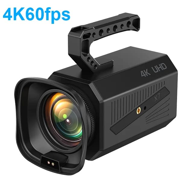 Webcam 4K Ultra Sampling with AF laser, F1.5 aperture and HiSilicon chip - Camera for live streaming