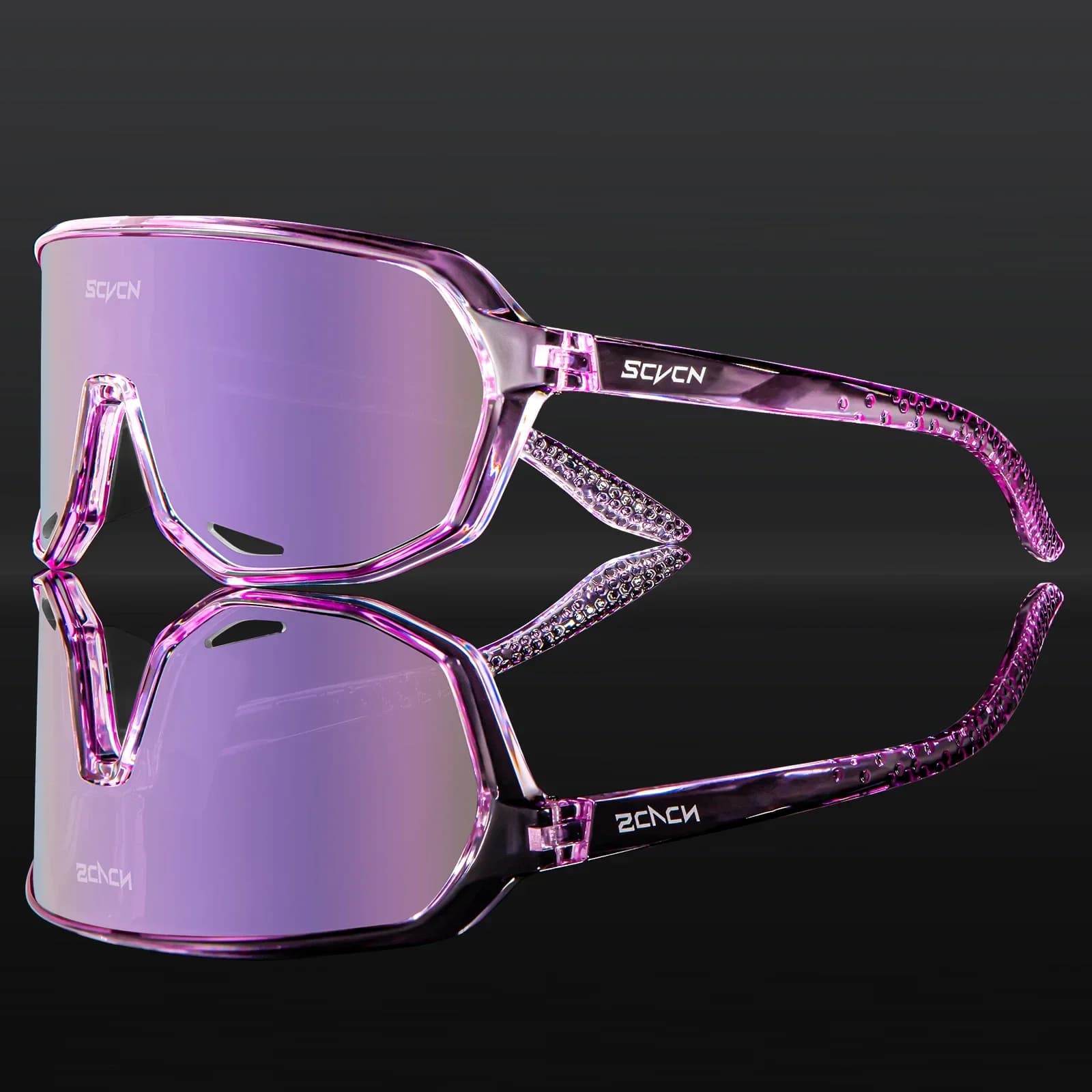 SCVCN Nuovi occhiali da sole da trekking Occhiali da ciclismo su strada Sport per uomo Donna Mountain Bike Occhiali da bicicletta da strada Occhiali da corsa UV400