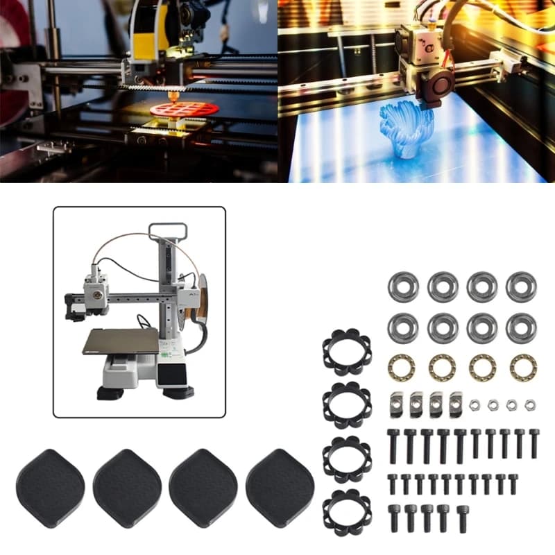 Stampanti 3D piedini Pad per X1 Carbon P1S P1P X1 piedi cuscinetto antivibrante assorbimento degli urti cuscino di ricambio