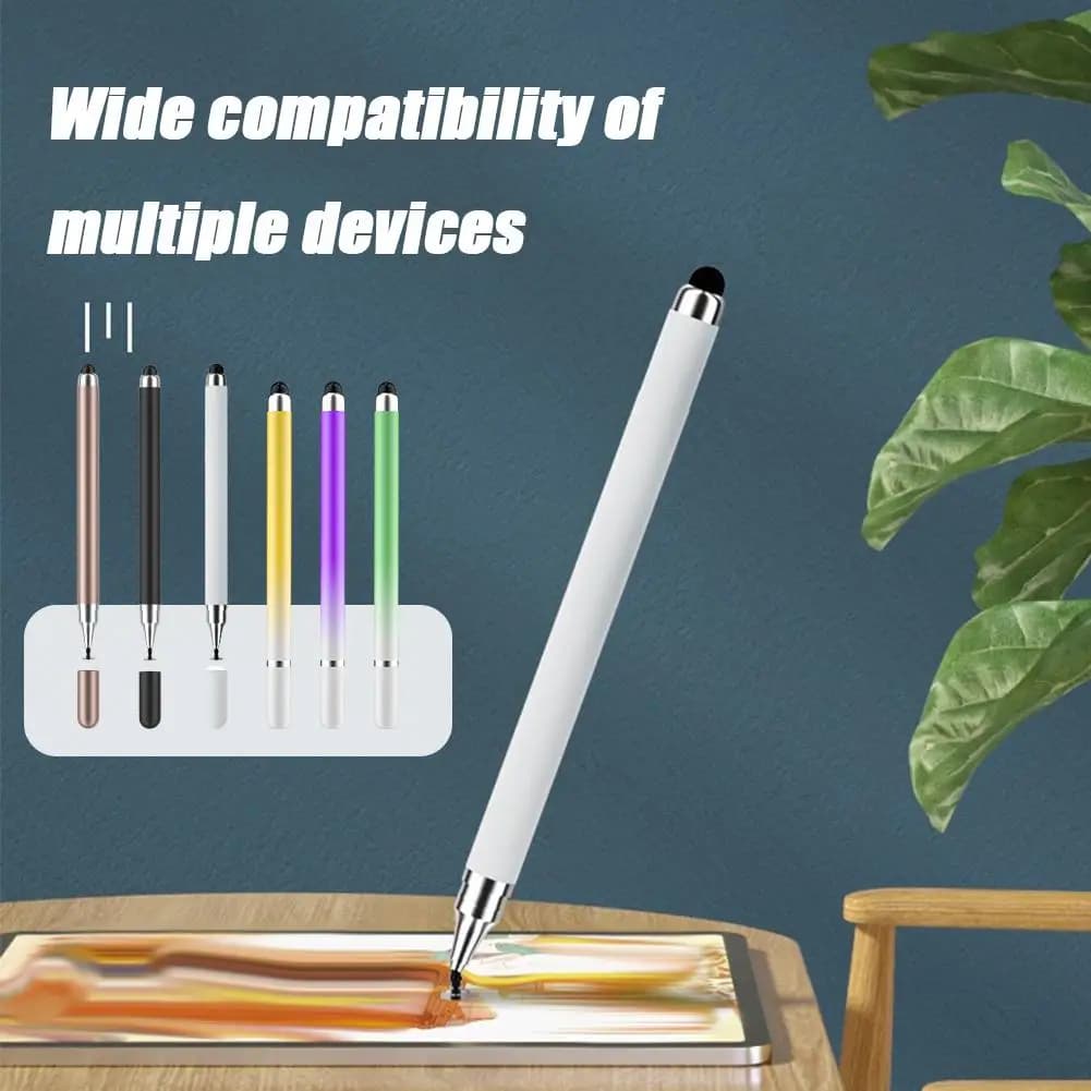 Penna stilo 2 in 1 per tablet cellulare Matita touch capacitiva per Iphone Matita per schermo da disegno universale per telefono Android N9H8