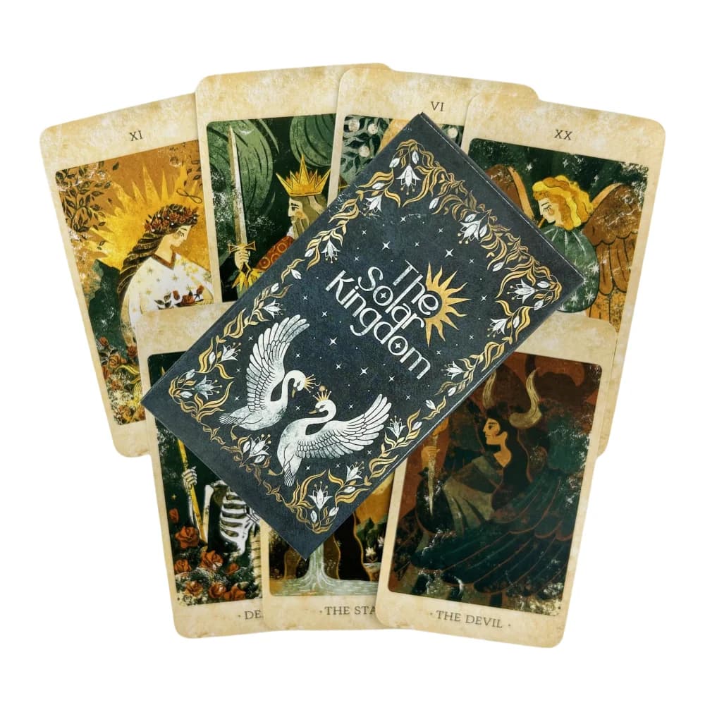 Il regno solare Tarocchi Gioco di carte Mazzo di divinazione Versioni inglesi Edizione Oracle Gioco da tavolo Gioco da tavolo per la festa