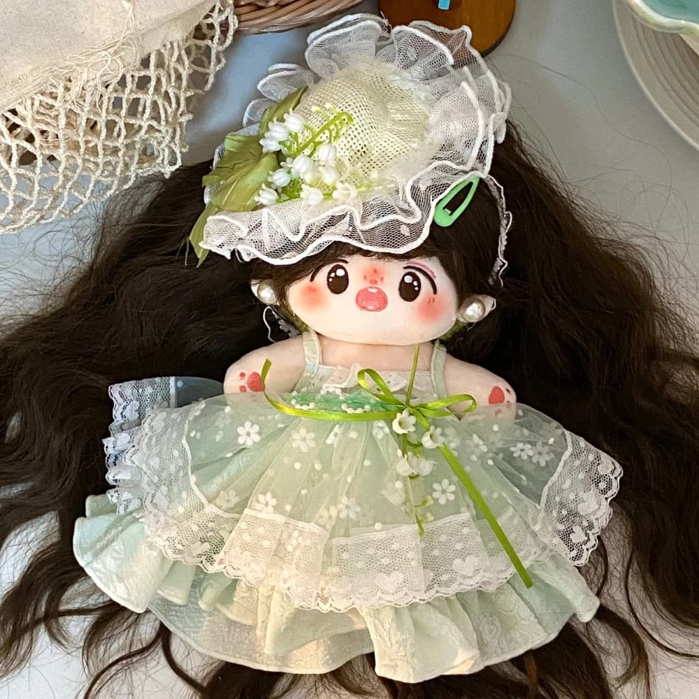 Lilyan series dresses, 20cm cotton doll clothes, complete set of doll clothes and dresses