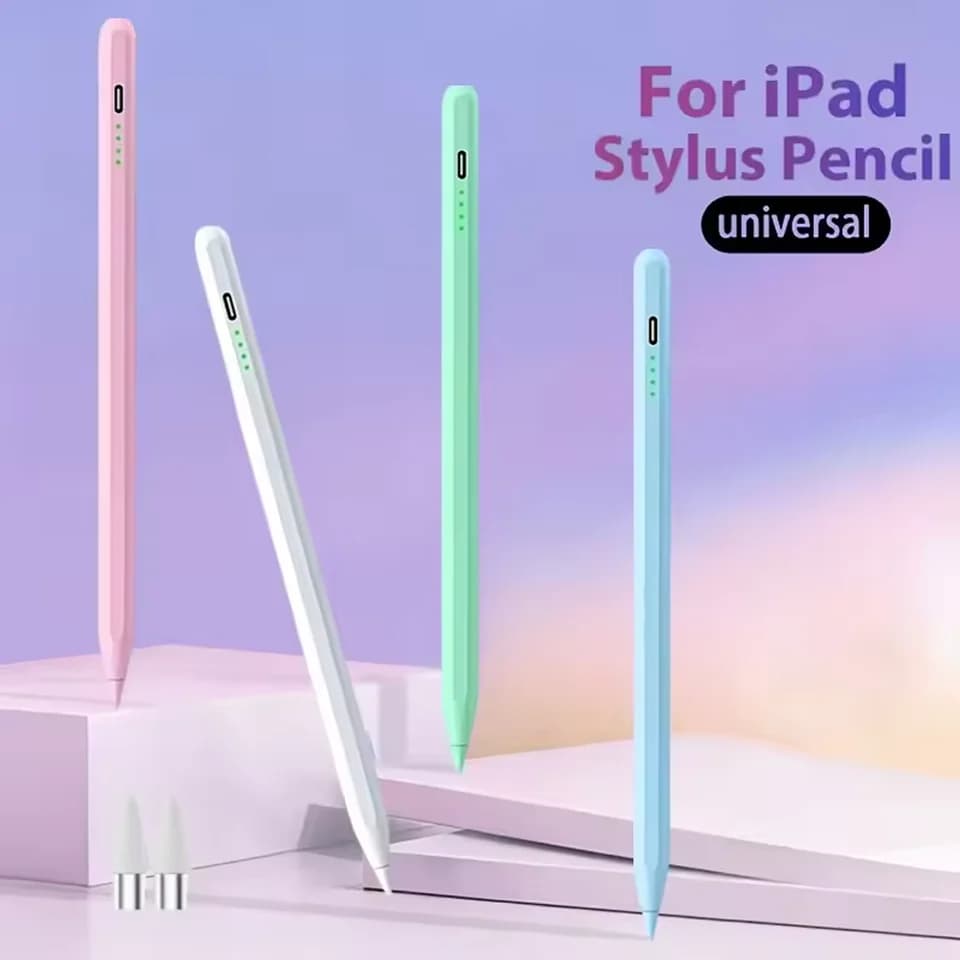 Penna Stilo Universale per iPad 2017-2025 Air Pro Mini 1-7 9a 10a Gen, Penna Touch per Tablet Android iOS Windows con Rifiuto del Palmo