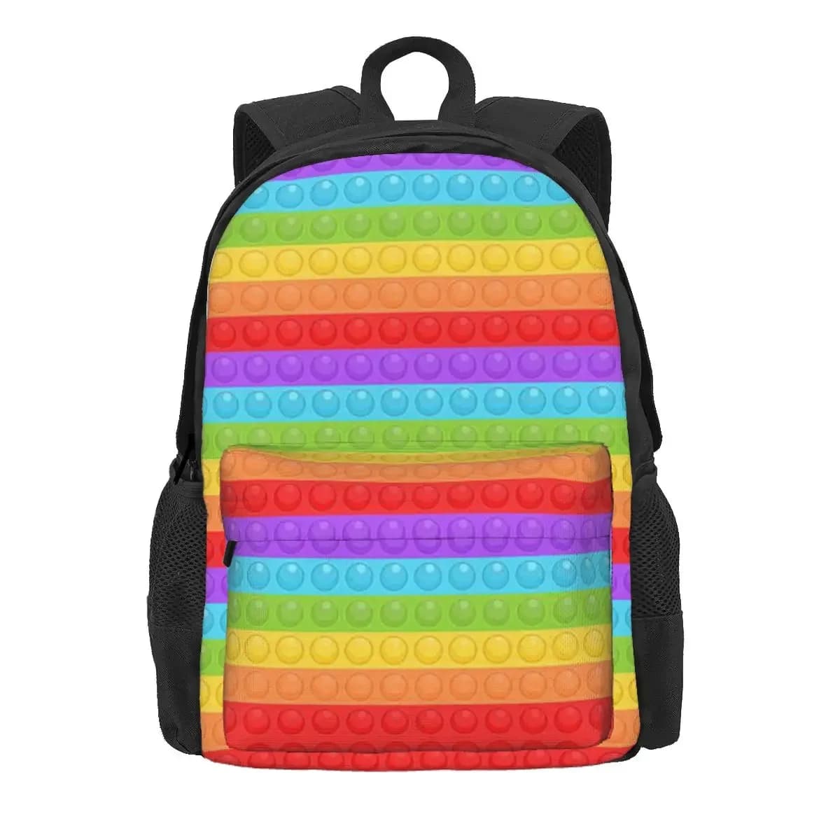 Premium Vector Pop It Seamless Pattern Backpack Daypack Large Capacity Children BookBag School Bag Shoulder Bags for Men Women