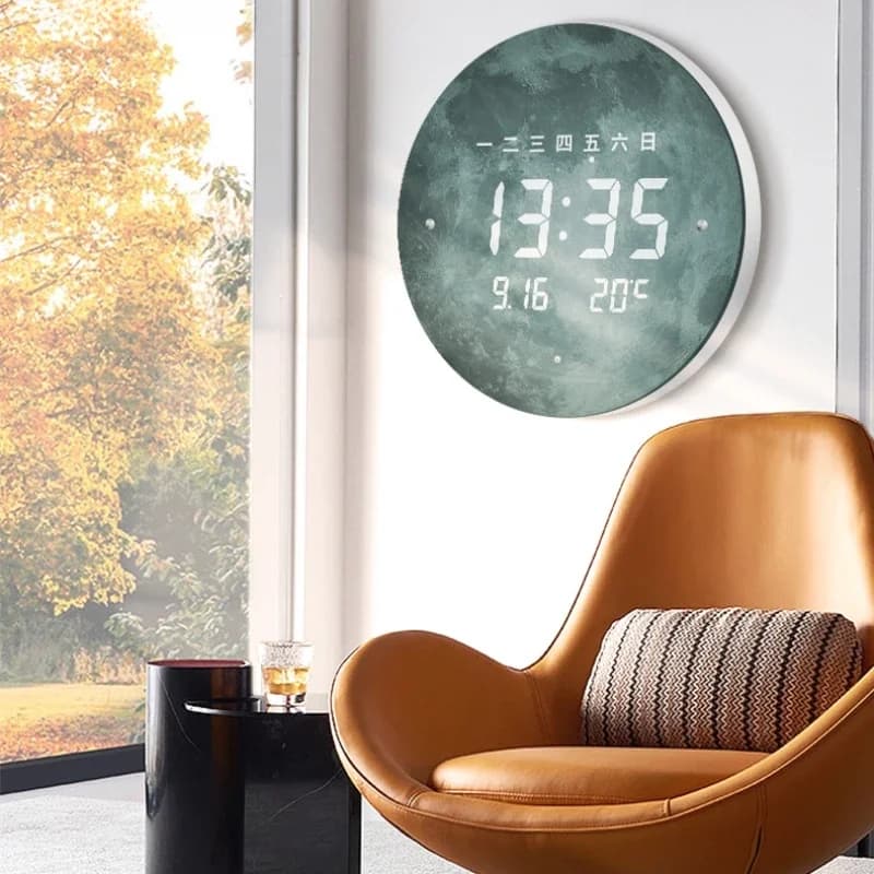 Orologio elettronico a LED soggiorno semplice orologio moderno alla moda e atmosferico per uso domestico