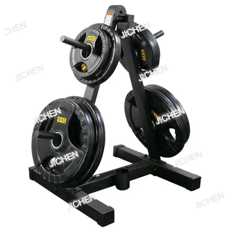 Updating Fitness Gym 25/50mm Opening Barbell Rack Manubri Plates Support Pole Support Weight Training Equipment Storage B
