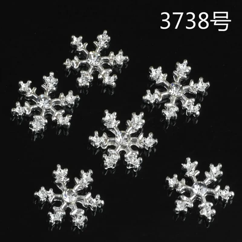 Nuovi accessori in lega a forma di cuore di fiore a forma di fiocco di neve, scarpe, abbigliamento, borse, copricapo da sposa vendite dirette in fabbrica di gioielli fai da te 373