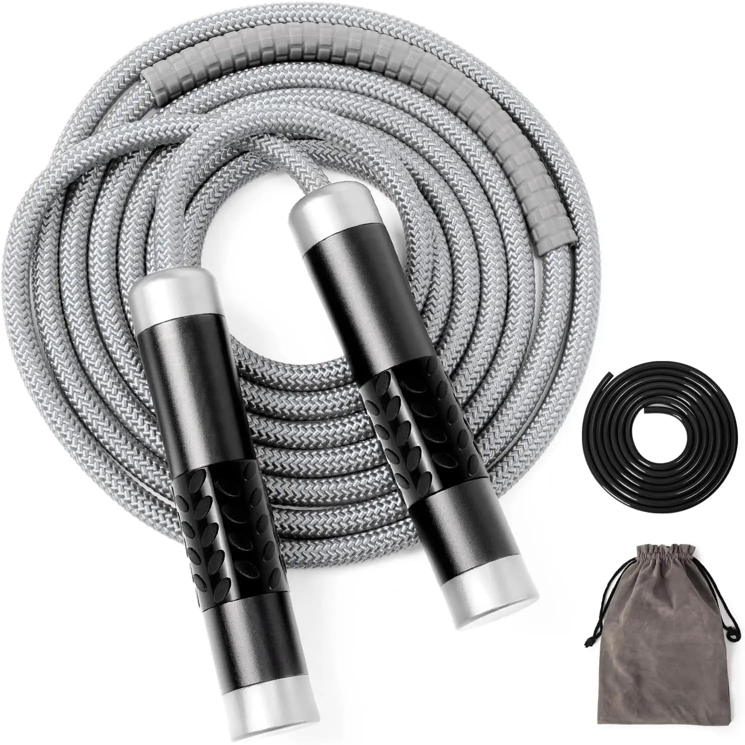 Jumping rod with weight of 1 pound and adjustable cable for fitness, boxing and CrossFit workouts