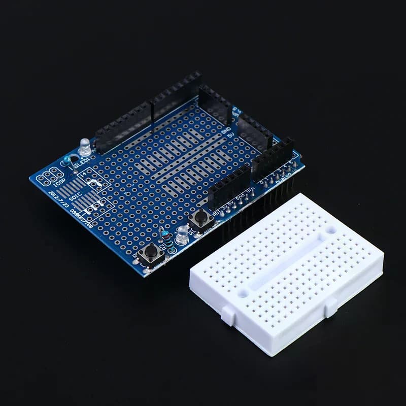 Scheda di Espansione Proto Shield per Prototipi con Mini Breadboard SYB-170 per Arduino