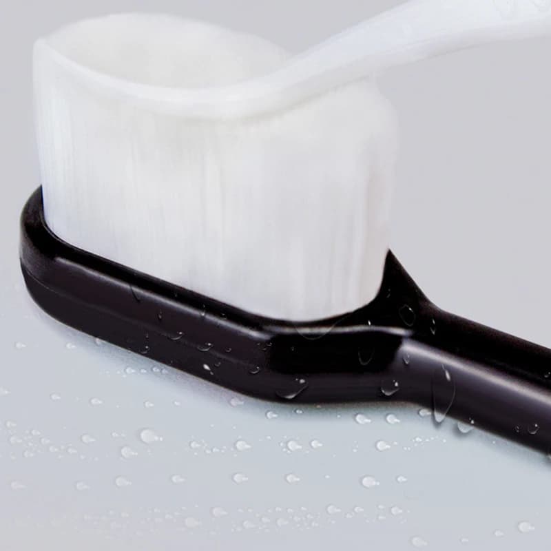 1 Spazzolino Ultra-fine con Milioni di Setole Nano Morbide, con Supporto, Kit Portatile per Igiene Orale, Prodotto Ecologico