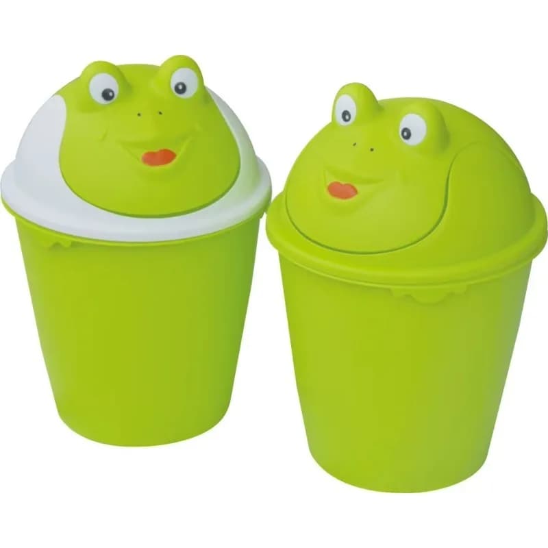Cestino per Rifiuti in Plastica Decorativo per Interni, Design Cartoon, Personalizzabile