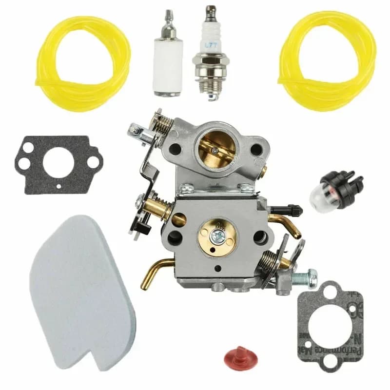 Carburetor kit for Poulan P3314 P3416 P4018 PP3816 for ZAMA C1M-W26C Sew Gasket Primer Bulb Fuel Pipe Fuel Kit