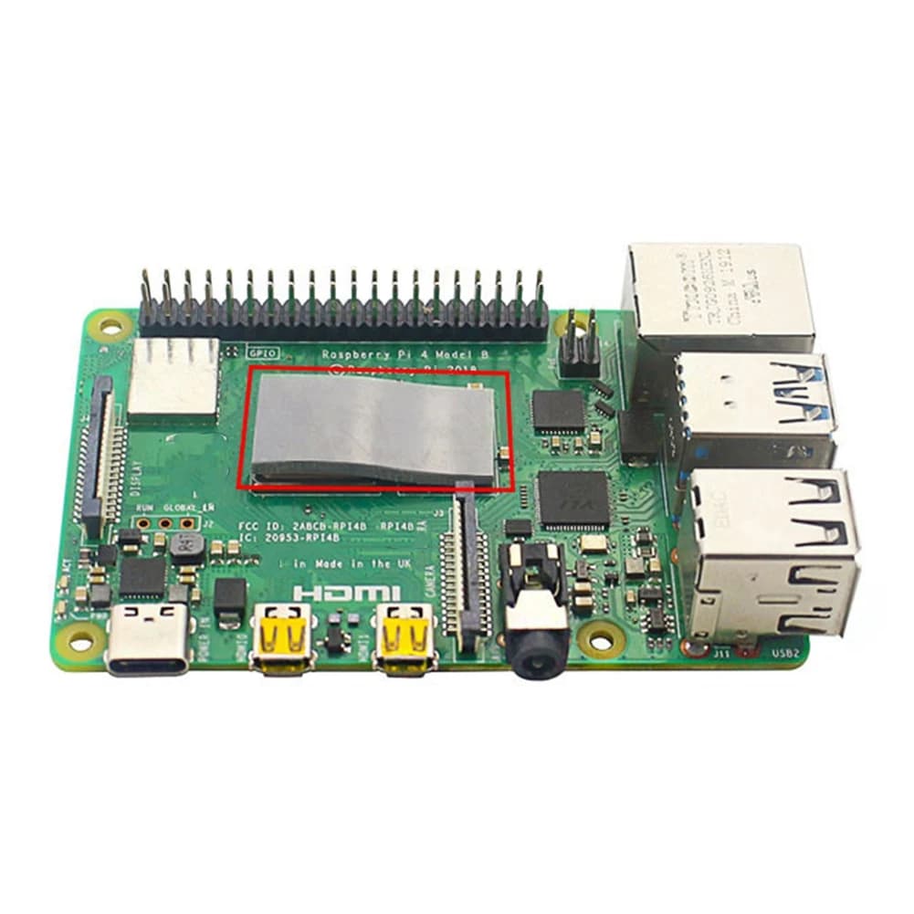 Aluminum Soft Heat Sink Box for Argon Neo Raspberry Pi 4B, Supports Cooling Fan and Magnets