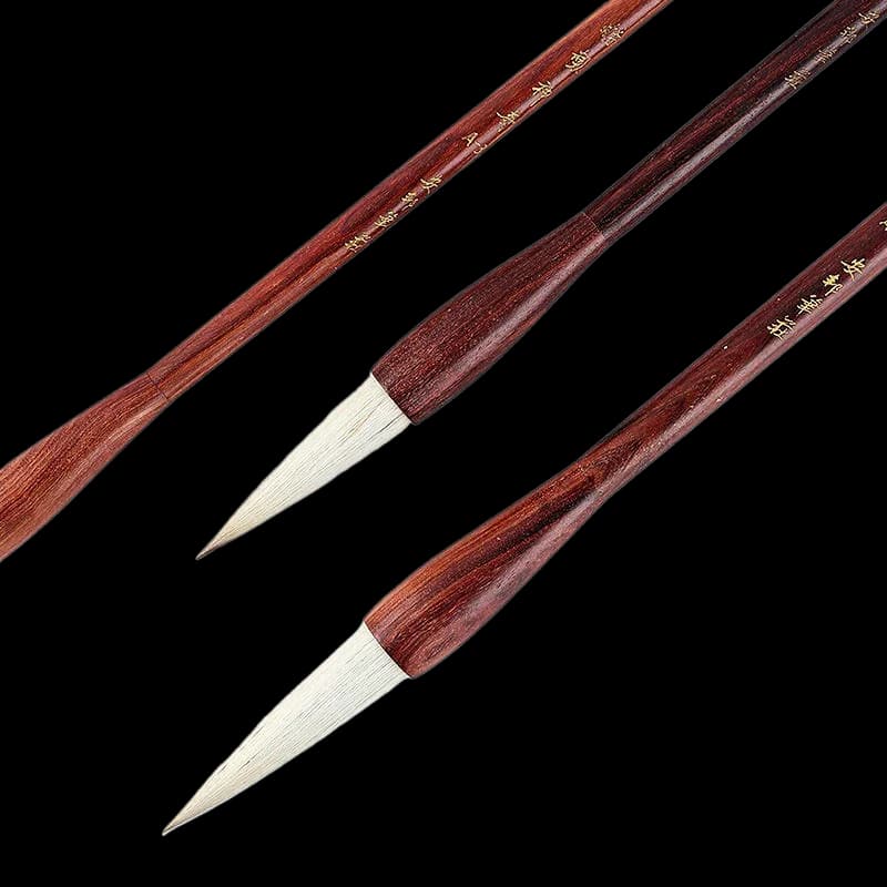 Authentic Weasel Woolen Multiple Hair Calligraphy Brush Set Regular Script Running Script Writing Creation Brush Pen Caligrafia