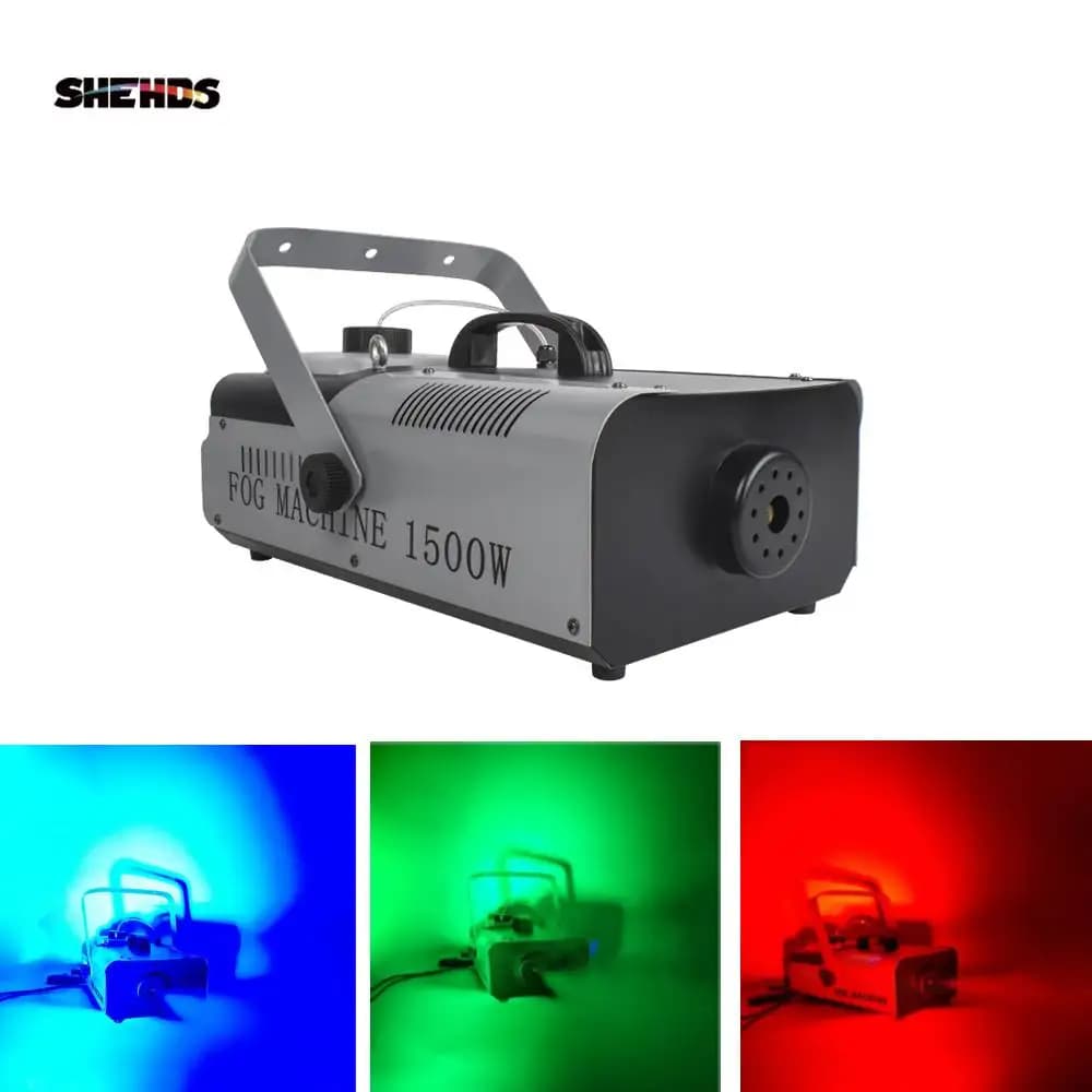 SHEHDS 1500 W remote control smoke machine for disco KTV Party Club Bar Diserbo Club Christmas event show