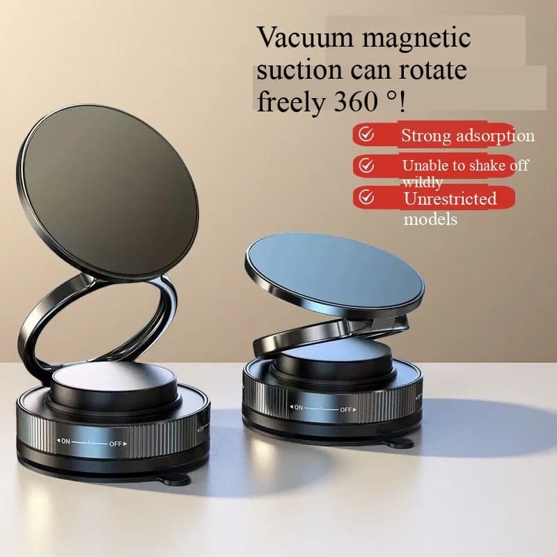 Nuovo Modello 2025: Supporto Magnetico per Telefono con Ventosa, Multifunzionale per Cruscotto Auto, Navigazione Universale, Rotante e Pieghevole