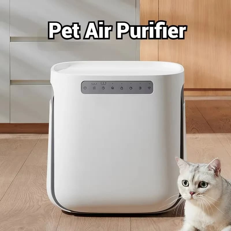 Il purificatore d'aria silenzioso per animali domestici elimina l'odore e la peli intelligente per la casa
