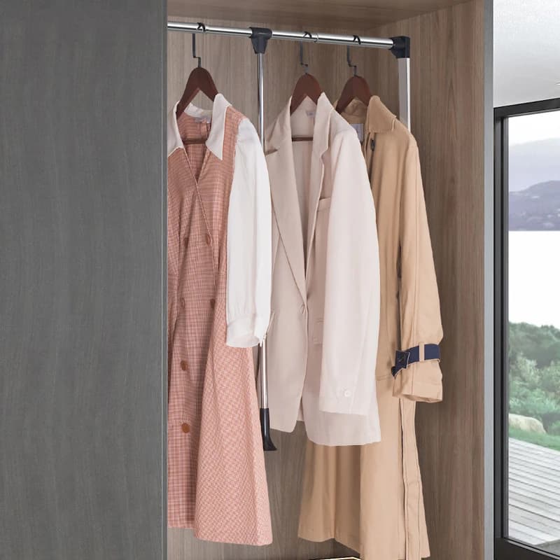 Armadio coat hanger - Metal hanger with Wall Mount to Save Space