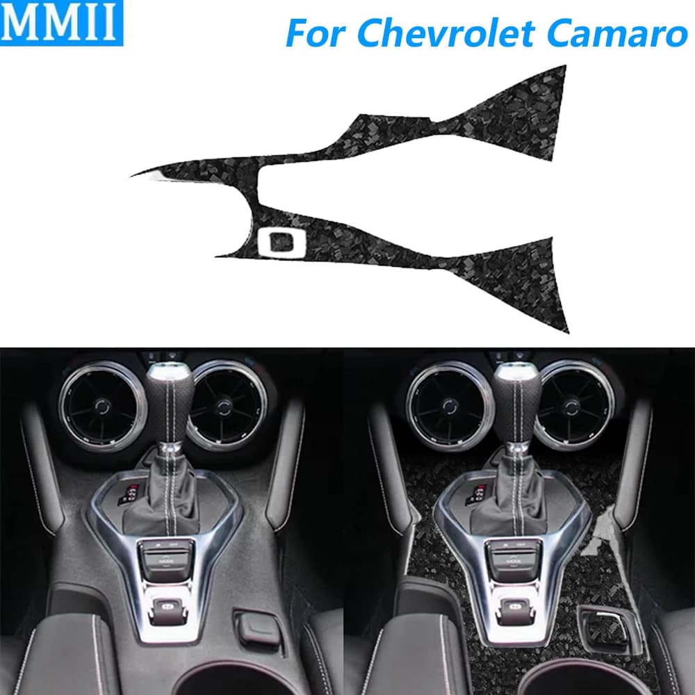 Per Chevrolet Camaro 2016-2025, Copertura del Pannello Esterno del Cambio in Fibra di Carbonio Forgiata, Accessori Auto, Adesivo