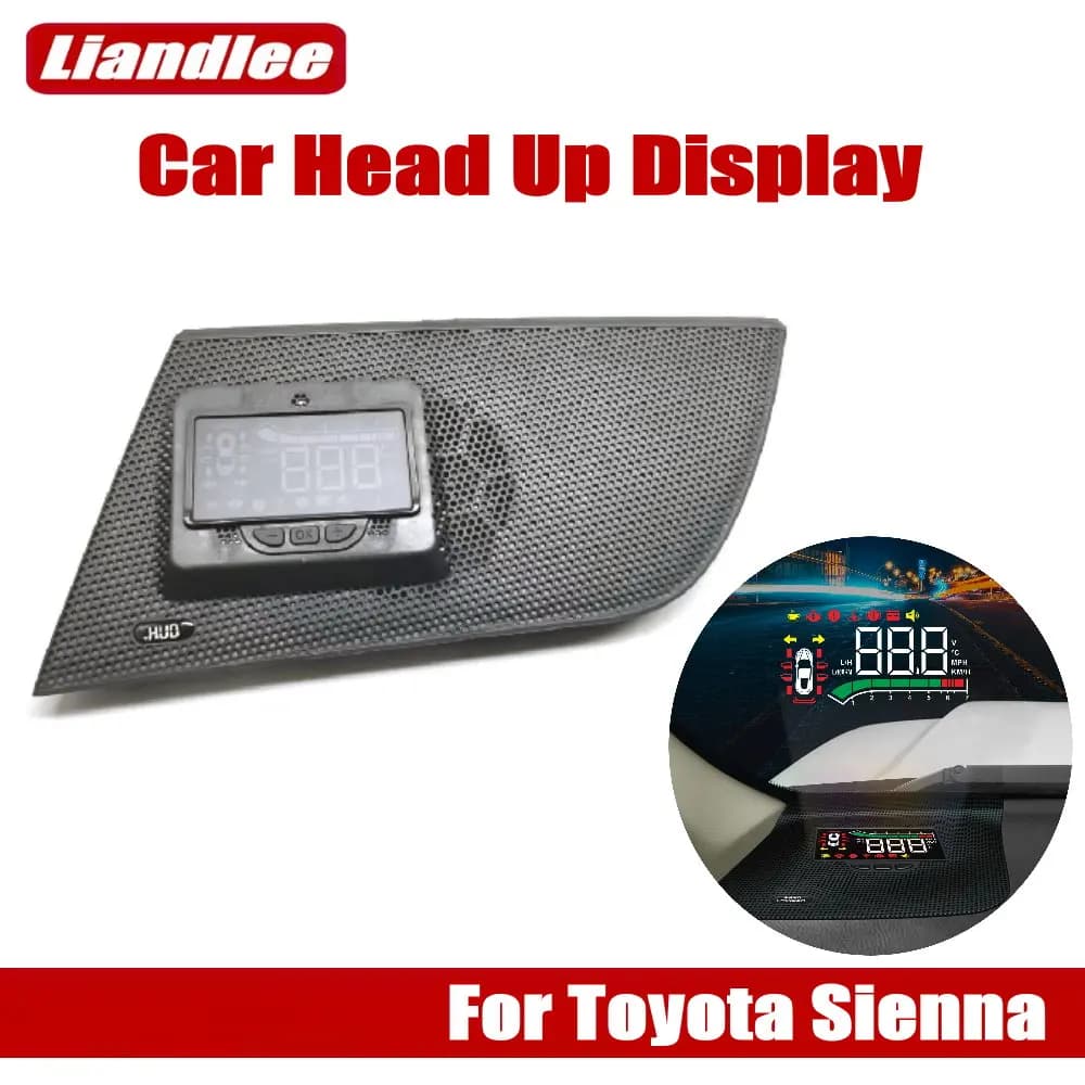 Display Head-Up HUD per Auto Toyota Sienna (XL30/XL40) Granvia 2011-2025, Proiettore Tachimetro sul Parabrezza