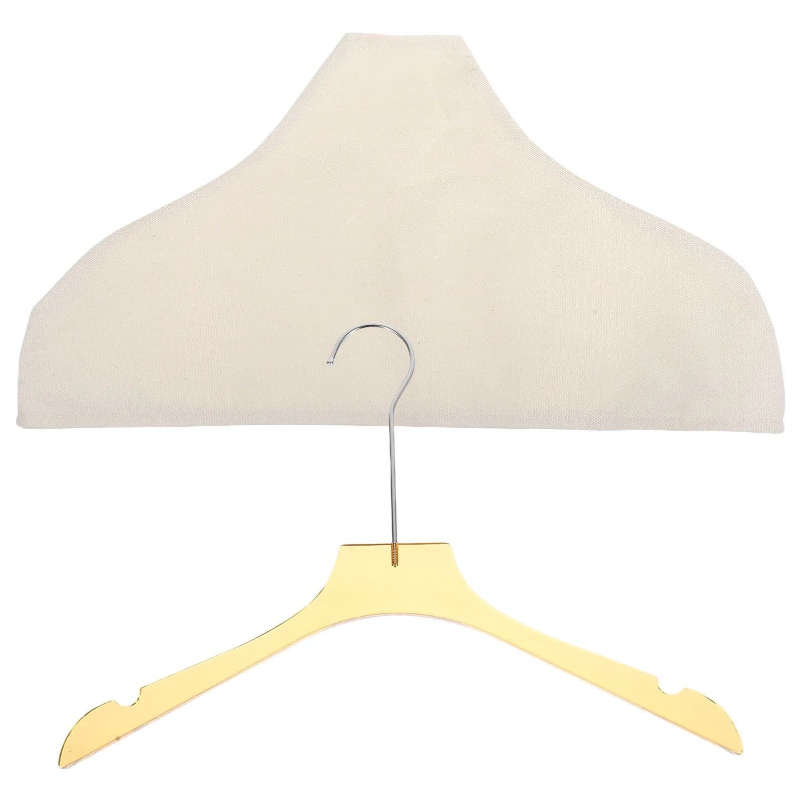 1Set Premium Fabric Hanger Covers Nonslip Grip for Suit Dress Evening Blouse Jeans Hangers Dustproof Washable Clothing Store