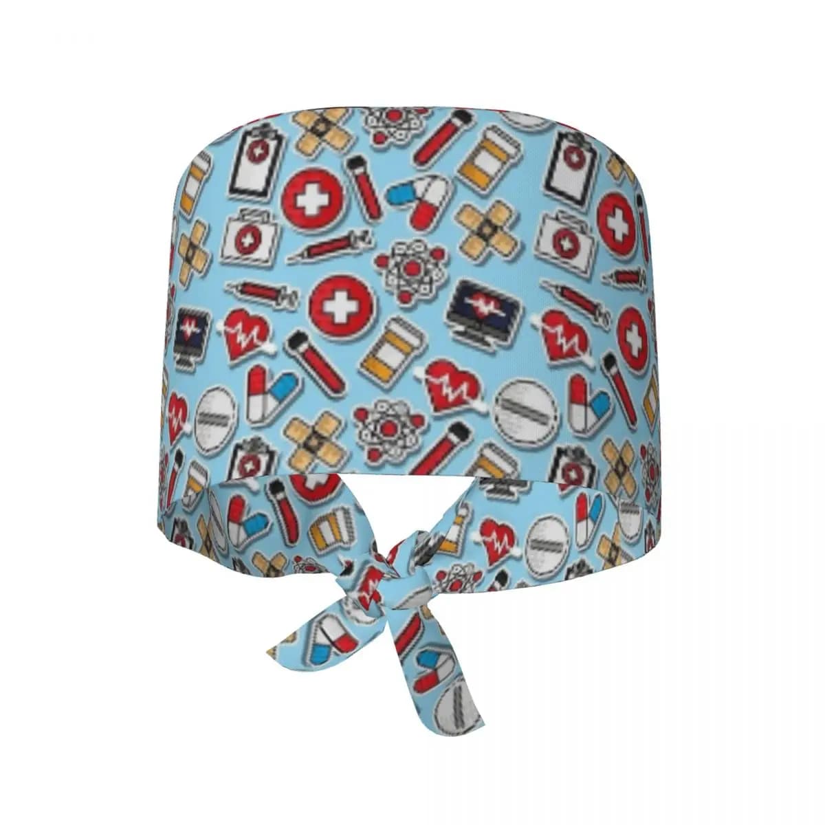 Nurse Medical Tool Model Scrub Vintage Hat Tooth Check Beret Chirurgico Men Women Nurse Dentist Spa Hats Hats