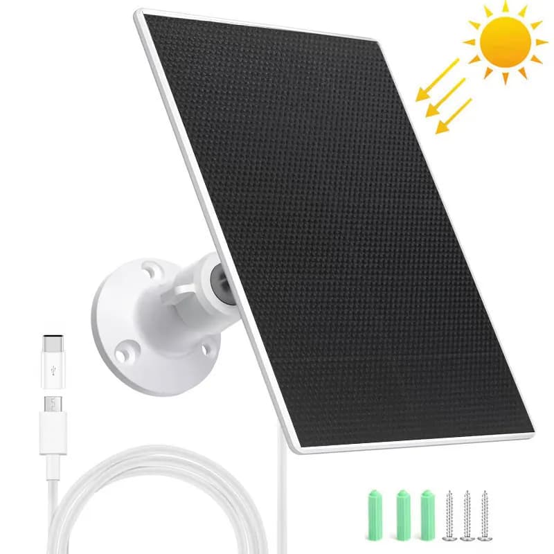 Pannello solare impermeabile per telecamera di sicurezza Eufycam 2 2 Pro 2C 2C Pro SoloCam E/E20/E40/L20/L40/S40 4G LTE Starlight Camera ecc.