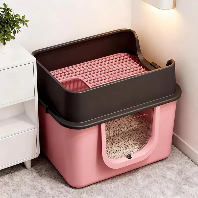 Fully Enclosed Odor-proof Cat Litter Box Cat Toilet Pet Cat Litter Drawer Enclosure Drawer Type Deodorization Splash-proof
