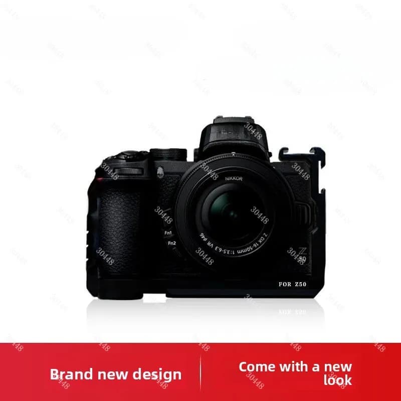 Gabbia per fotocamera per Nikon Z50 Mirrorless con struttura in metallo di espansione piastra a sgancio rapido