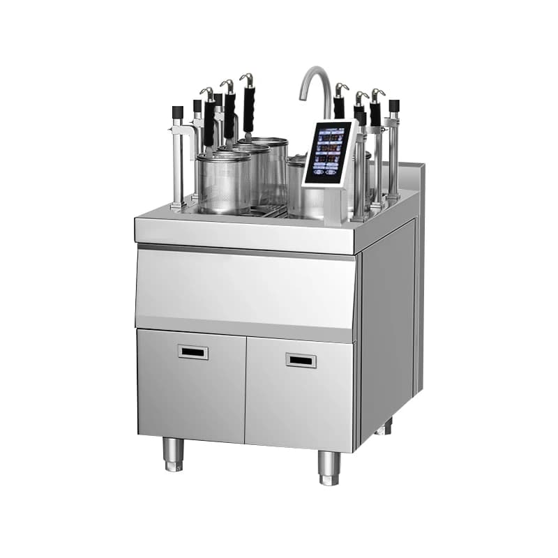 Elettrico commerciale Ascensore automatico Ramen Noodle Pasta Caldaia Cottura Fornello bollente Macchina Ristorante Hotel Attrezzatura da cucina