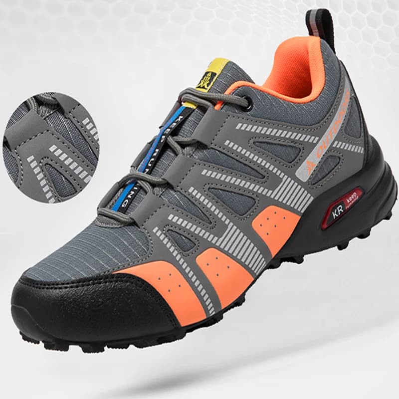 Nuove scarpe da ciclismo da uomo sbloccate, scarpe da trekking traspiranti e antiscivolo, scarpe da trekking leggere per sport all'aria aperta e tempo libero, Cy