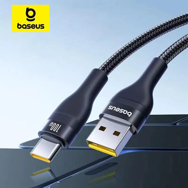 Cavo Baseus USB tipo C per iPhone 15/15 Pus/15 Pro/15 Pro Max Cavo di ricarica rapida per cavo dati Huawei Honor per Samsung Oneplus