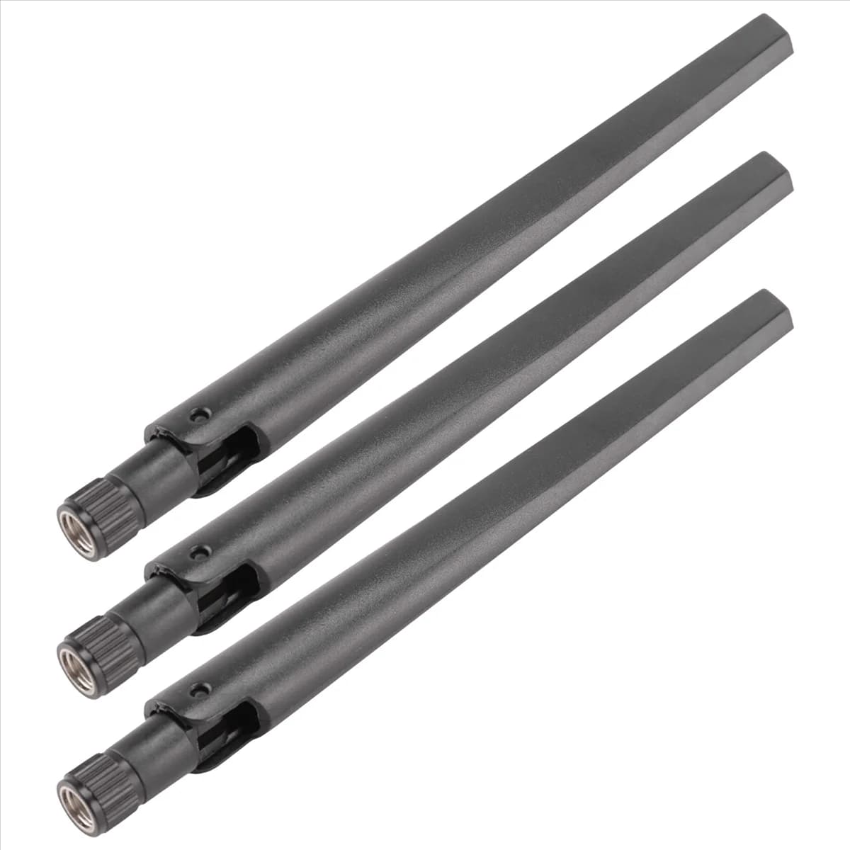 ABQR 3 pezzi nuova antenna WiFi in metallo di interfaccia RP-SMA con antenna Wifi wireless dual-band 5DBi 2.4G/5G per RT-AC68U