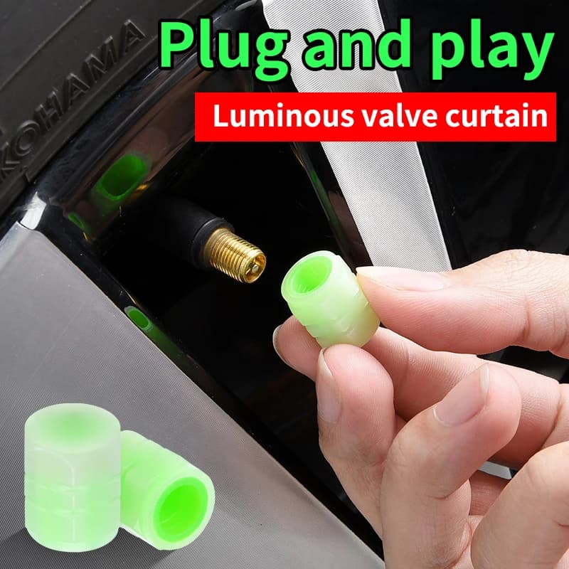 New MTB Decorative Wheel Mini Led Tire Cap Glow Light Wholesale Cheap Bicycle Tyre air Valve Cap Light