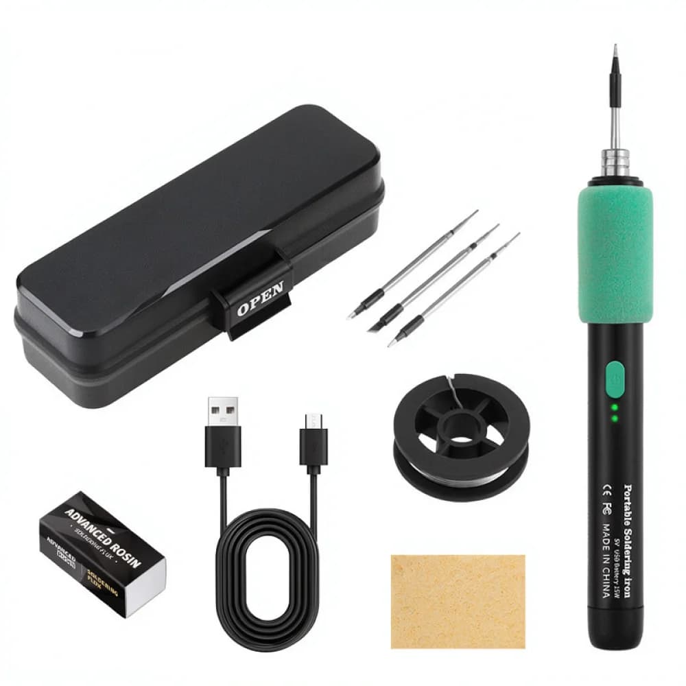Cordless Electric Soldering Iron 15W USB Charging Welding Pen Repair Tool Kit Professional Soldering Station For Circuit Board
