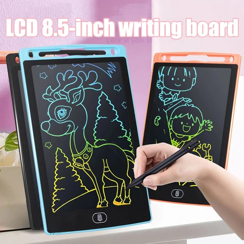 Tavoletta da scrittura LCD per bambini, tavolo da disegno magico riutilizzabile, blocco schizzi graffiti e lavagna per scrittura a mano, regalo giocattolo ecologico