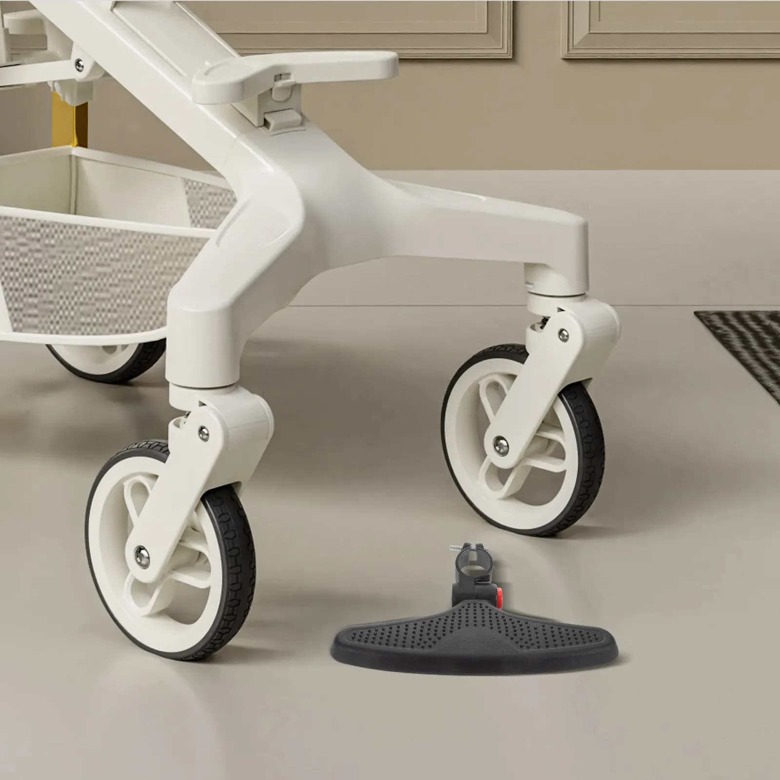 Poggiapiedi Universale per Passeggino, Cuscino per Gambe del Bambino, Accessorio Facile da Attaccare e Staccare