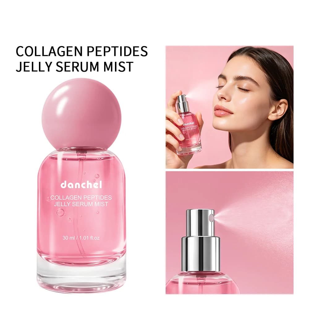 Collagen Peptide Jelly Essence Spray Deep Hydrating Gel Mist Soothing Repair Facial Toner Non-Sticky For Dry Sensitive Skin